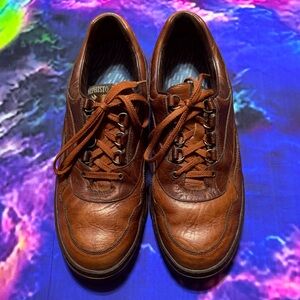 Mephisto Men's Tan Leather Oxfords